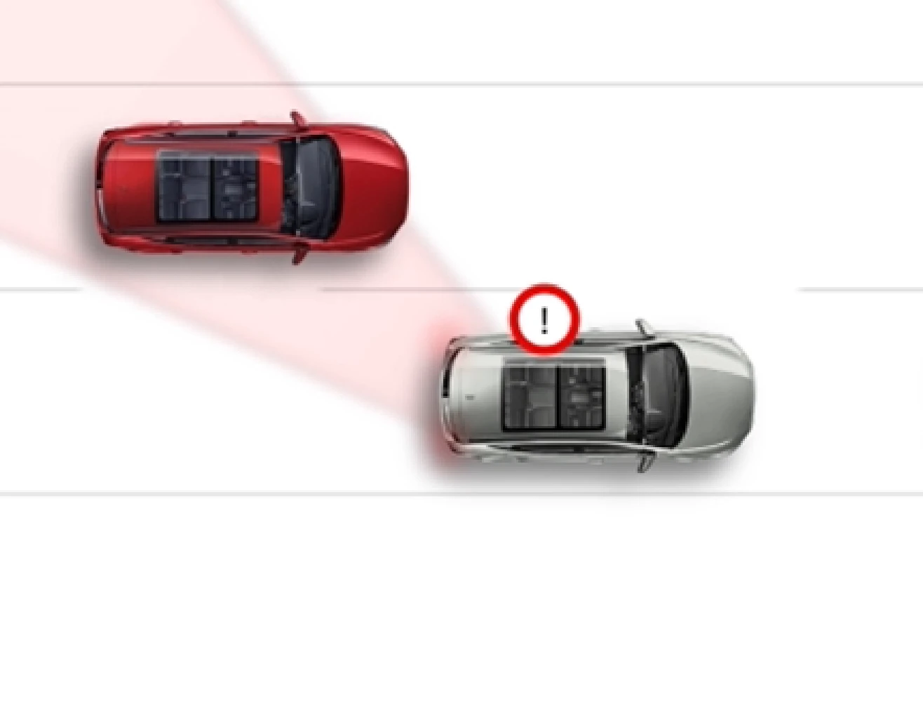 MG HS Blind spot detection (BSD)